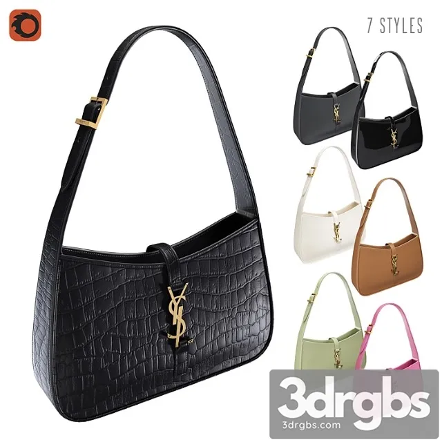 Clothes Bag ysl saint laurent 3D Model Download