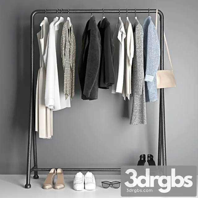 Clothes Clothes hanger_2 3D Model Download