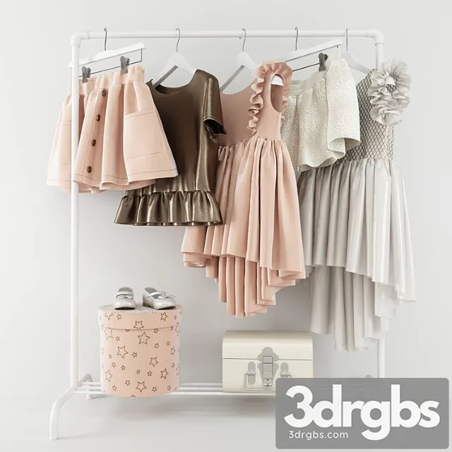 Clothes Clothes set 02 3D Model Download