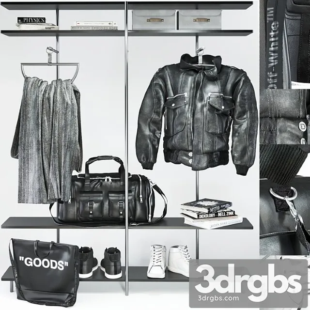 Clothes Clothes set to hallway  1 3D Model Download