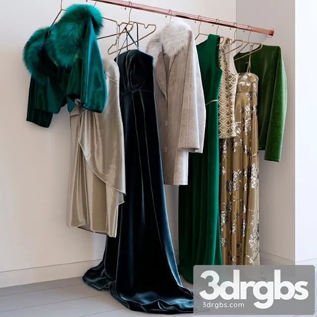 Clothes Clothing set-15 3D Model Download