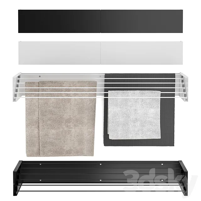 Clothes dryer lebensart 3D Model Clothes dryer lebensart 3D Model