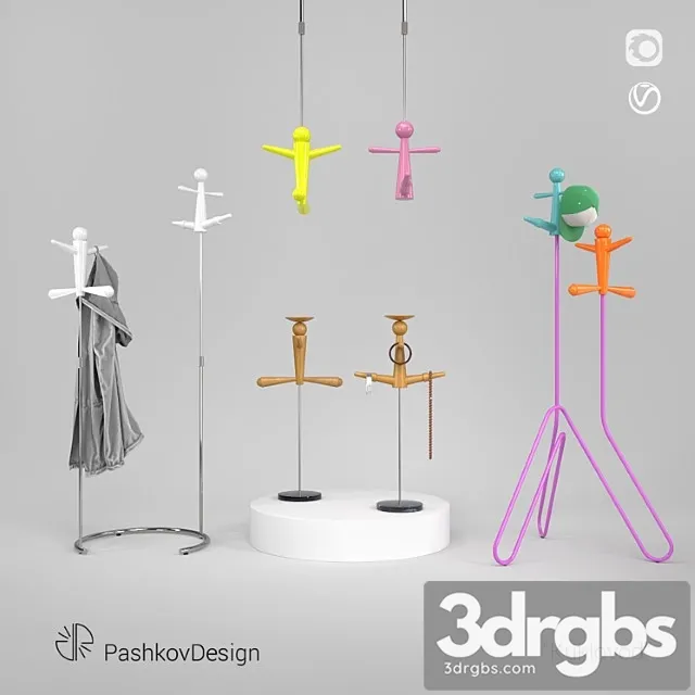 Clothes hanger 3D Model Download
