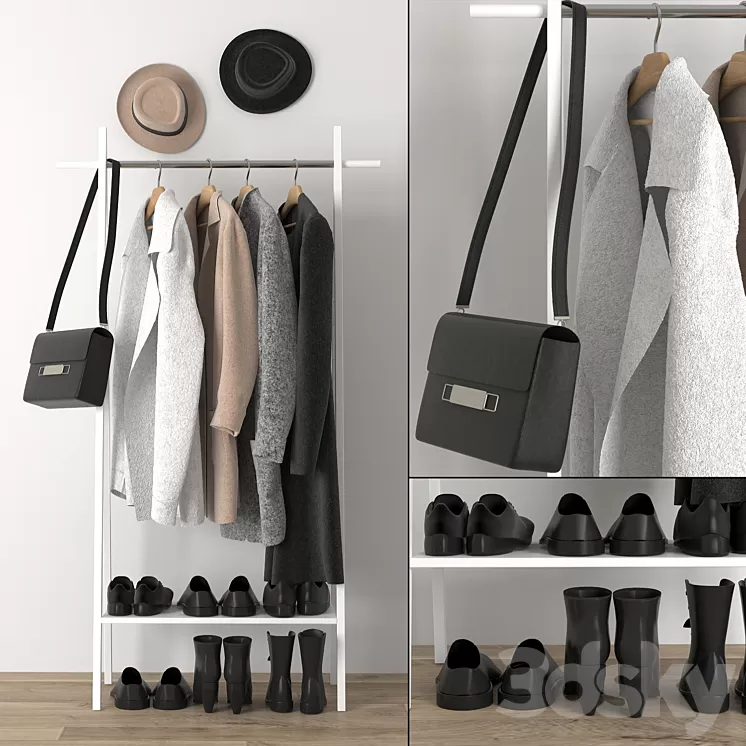 clothes hanger 3D Model clothes hanger 3D Model