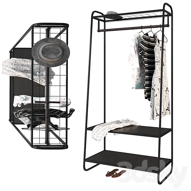 Clothes hanger Cameron 3D Model Clothes hanger Cameron 3D Model