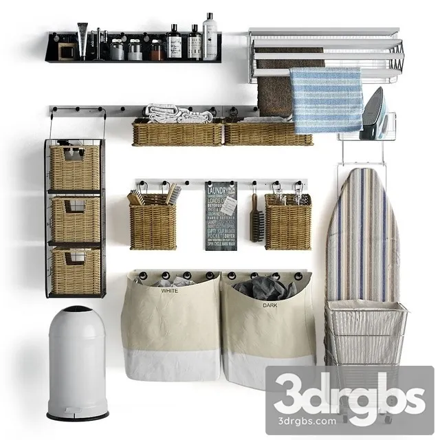 Clothes Laundry Decor 5 3D Model Download