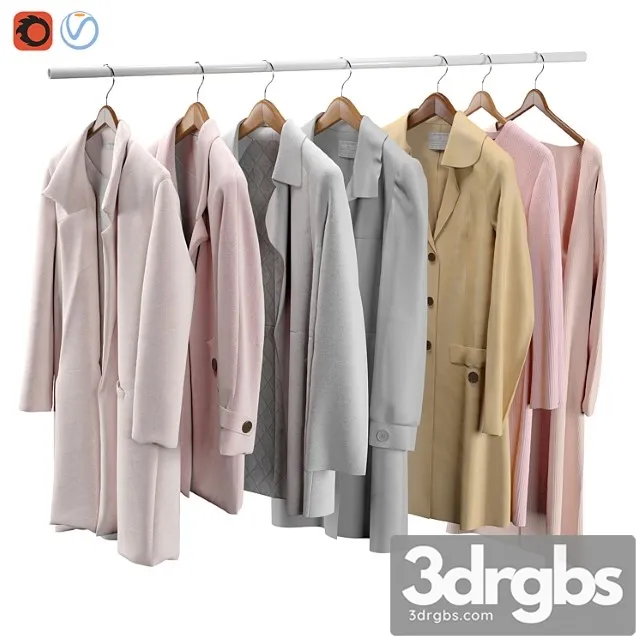 Clothes on a hanger Clothes on a hanger