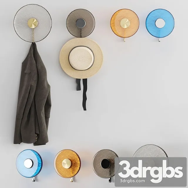 Clothes Porada jupiter wall clothes-stand 3D Model Download