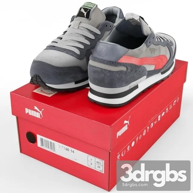 Clothes Puma RX 727 3D Model Download