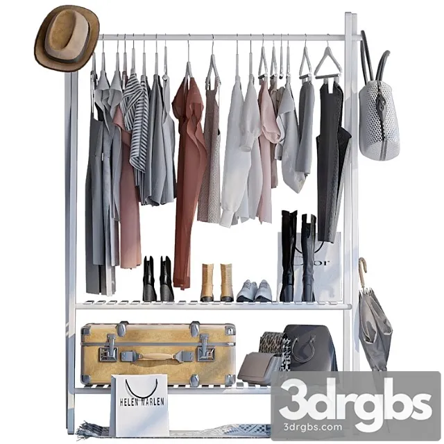 Clothes Rack for clothes_1 3D Model Download