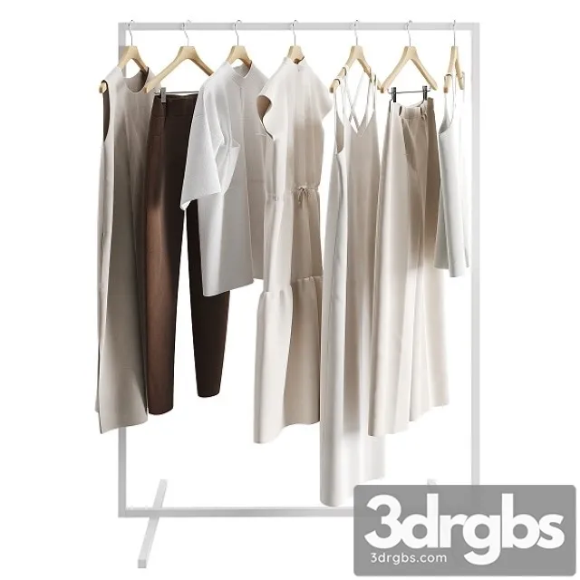 Clothes Set 01 3D Model Download