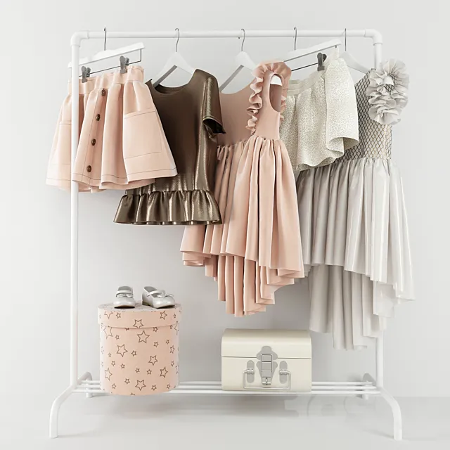 Clothes Set 02 3D Model