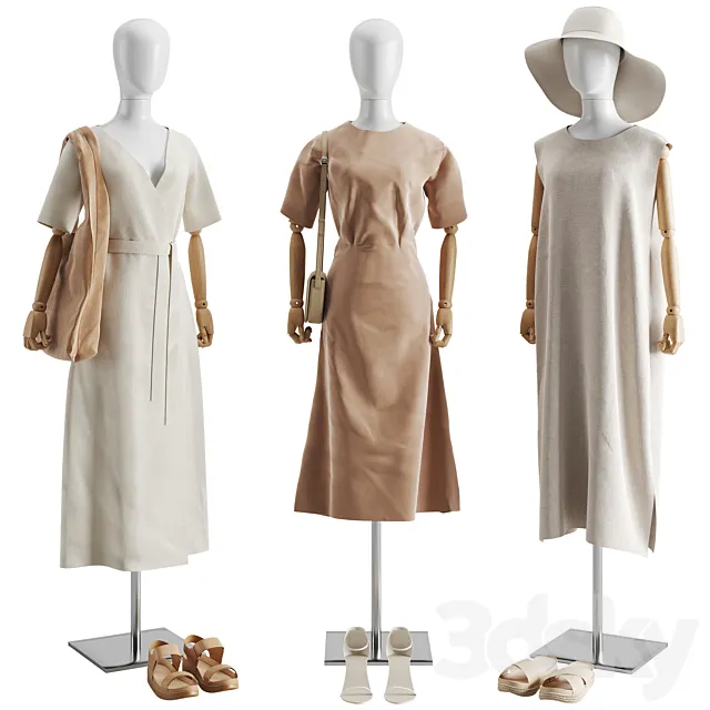 Clothes Set 03 3DModel Clothes Set 03 3DModel