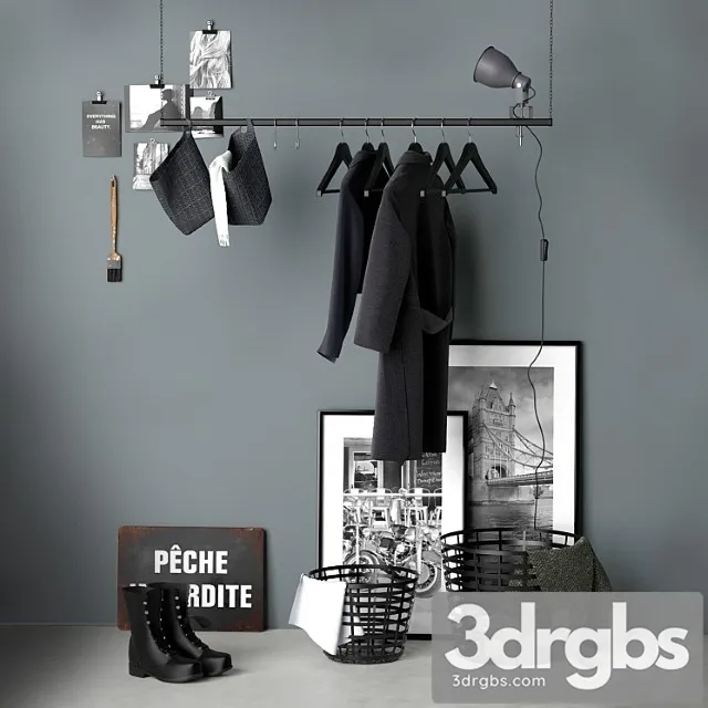 Clothes Set Of Clothes 2 3D Model Download