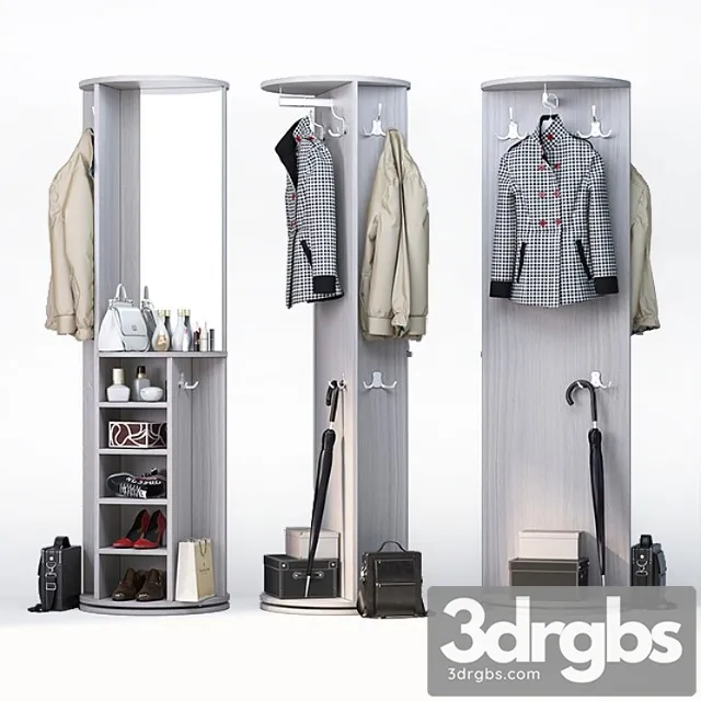 Clothes Set of clothes shoes and accessories for mix 4 wardrobe 3D Model Download