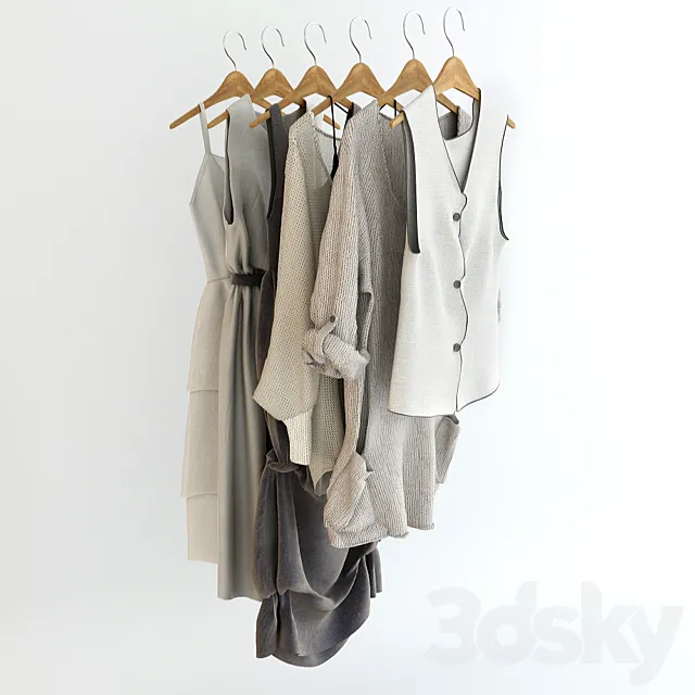 Clothes_set 3D Model