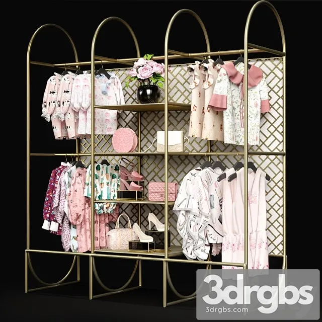 Clothestore Hanger 17 3D Model Download