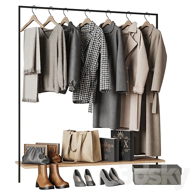 Clothing Collection _ Clothes for the dressing room 3D Model