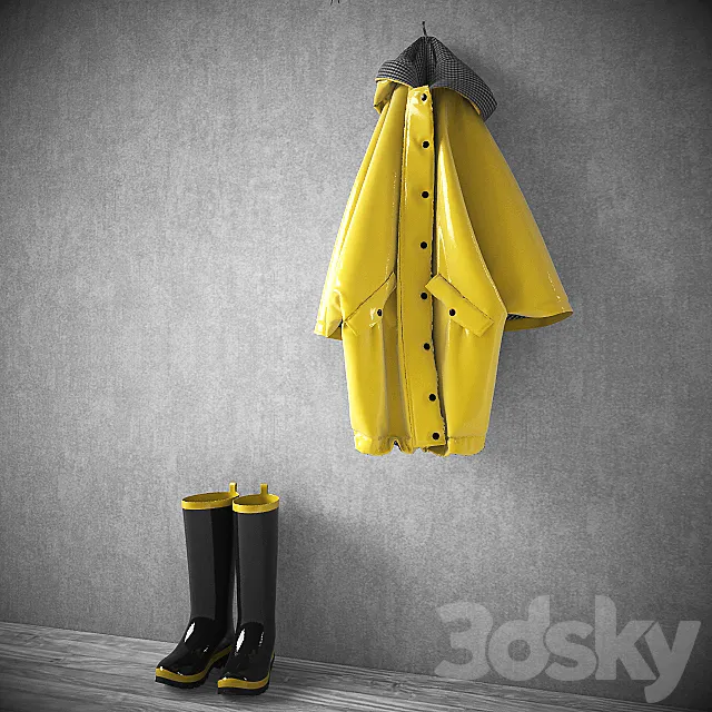 Clothing in the rain 3DModel