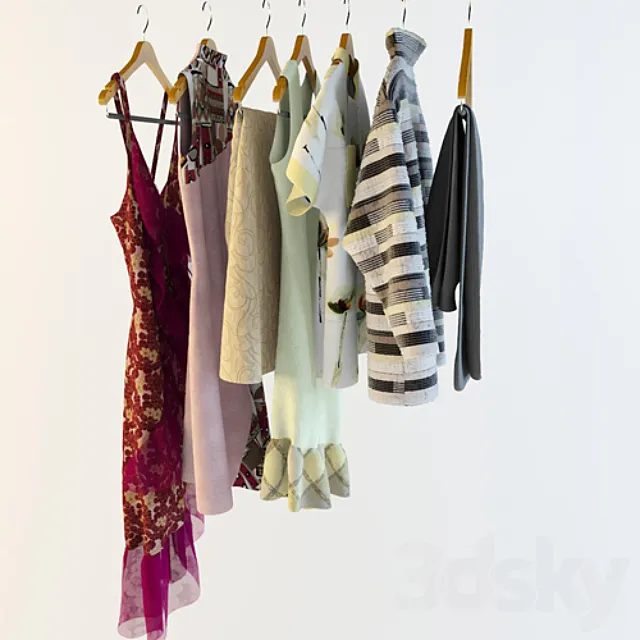 clothing on the upper 3DModel