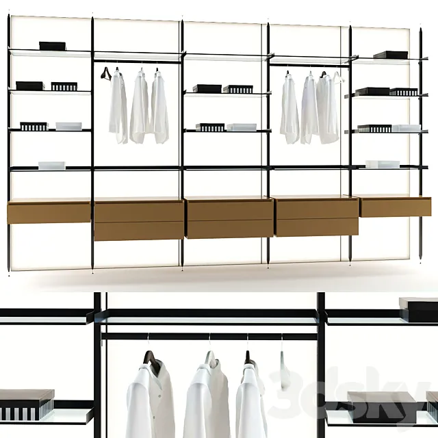 Clothing room 3D Model Clothing room 3D Model