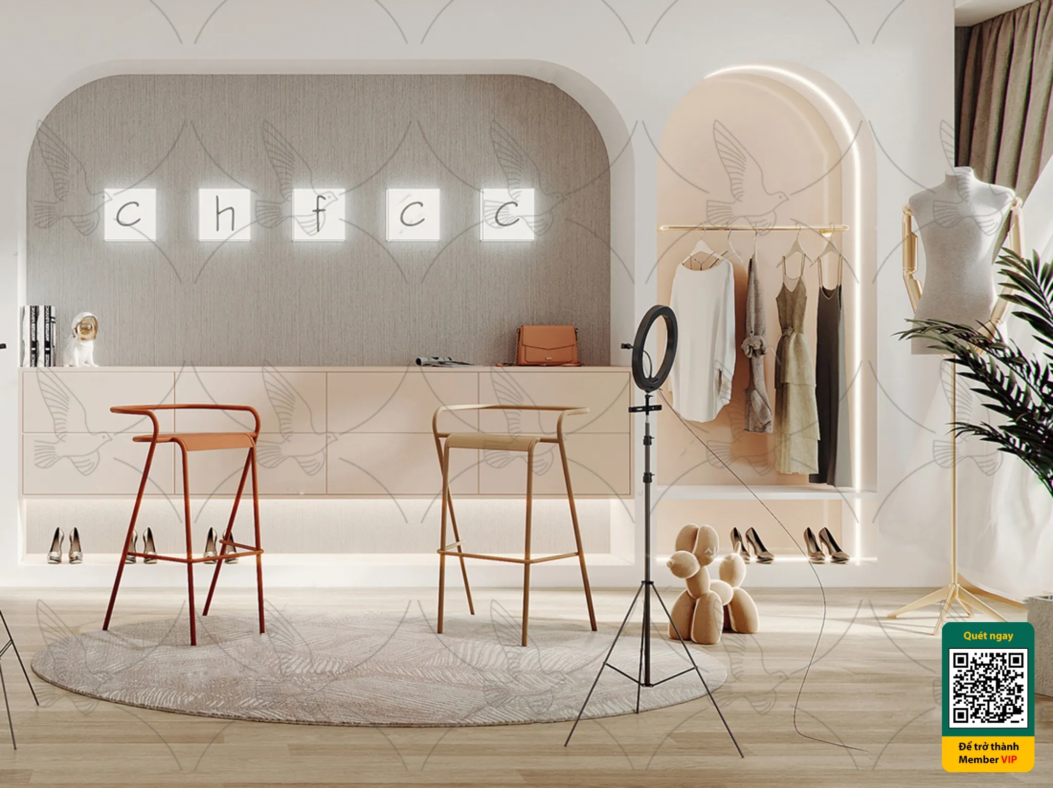 CLOTHING STORE – VRAY / CORONA – 3D MODEL – 6746