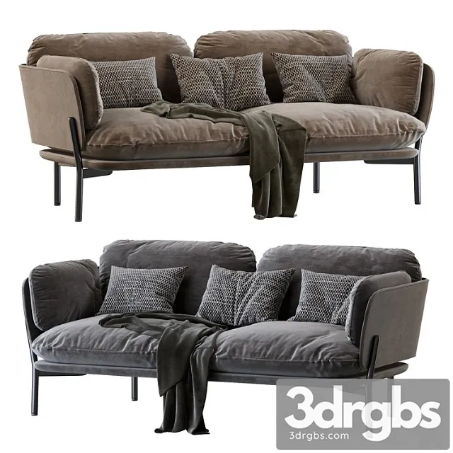 Cloud two seater ln2 desert stone by & tradition 2 3D Model Download Cloud two seater ln2 desert stone by & tradition 2 3D Model Download