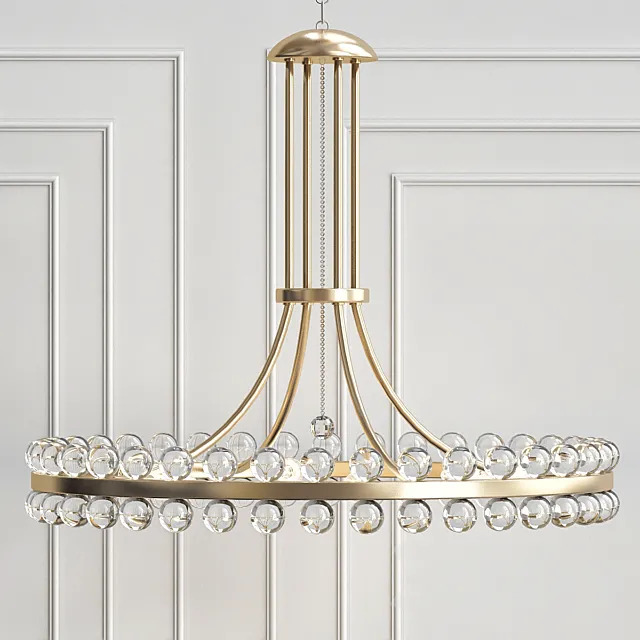 Clover 8-Light Chandelier 3D Model