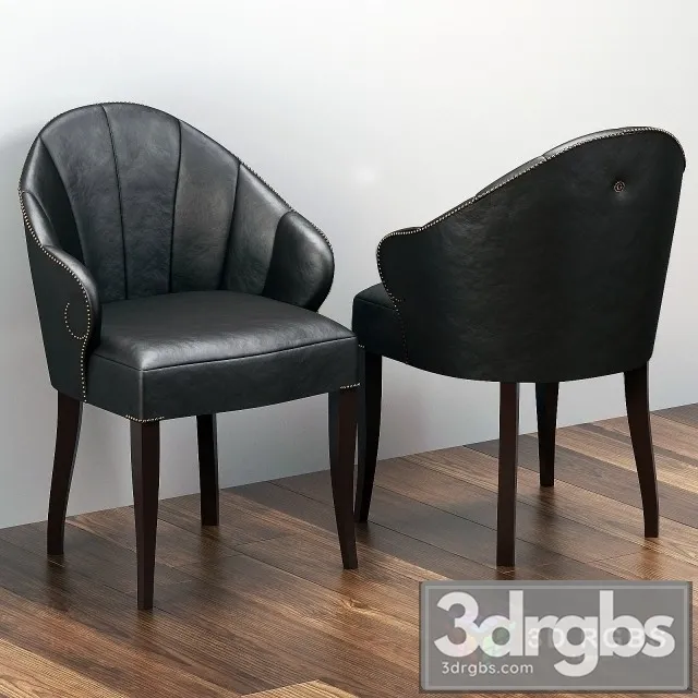 Cloves S07 Leather Black Chair 3D Model Download Cloves S07 Leather Black Chair 3D Model Download