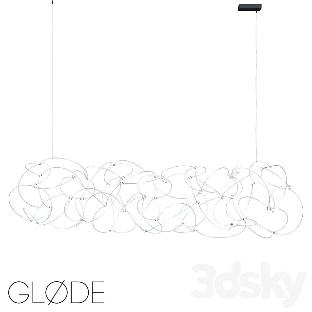 Cluster Cloud Chandelier by GLODE 3DModel Cluster Cloud Chandelier by GLODE 3DModel