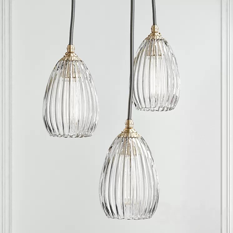 Cluster pendant lighting 3D Model Cluster pendant lighting 3D Model