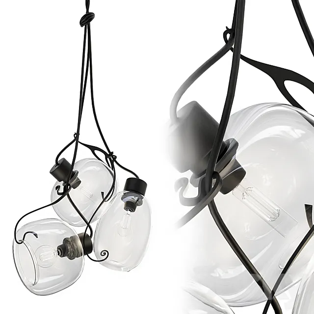 Cluster_Geometric_Pendant 3DModel