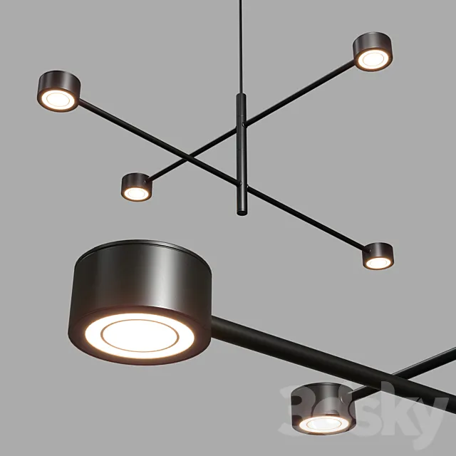 Clyde 4 MoodMaker Rail Light 02 3D Model