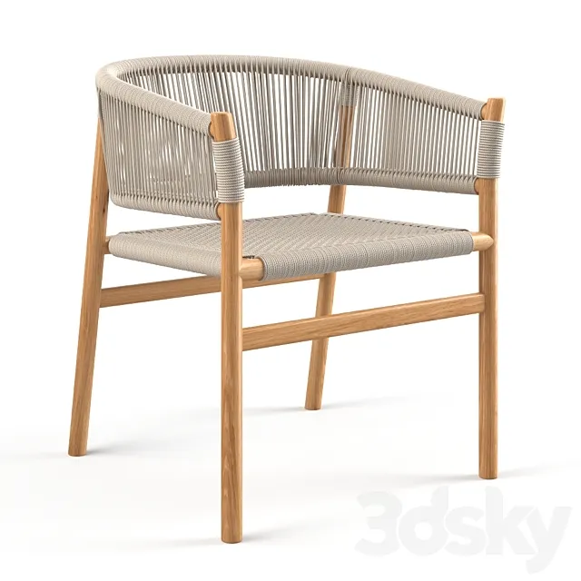 CO9 design – Ava Dining Arm Chair 3D Model CO9 design – Ava Dining Arm Chair 3D Model