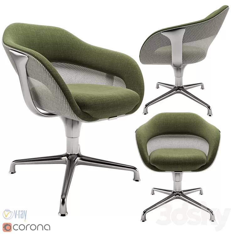 Coalesse SW1 Chair 3D Model Coalesse SW1 Chair 3D Model