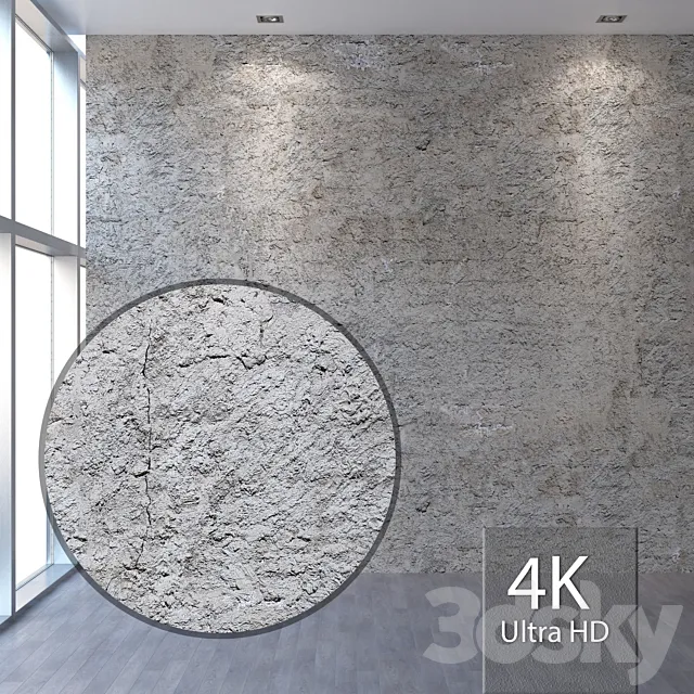 Coarse plaster 330 3D Model Coarse plaster 330 3D Model