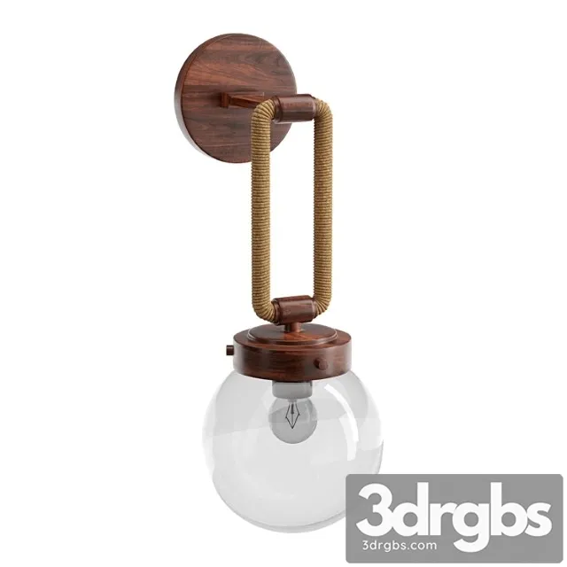 Coastal cottage rope globe sconce Coastal cottage rope globe sconce