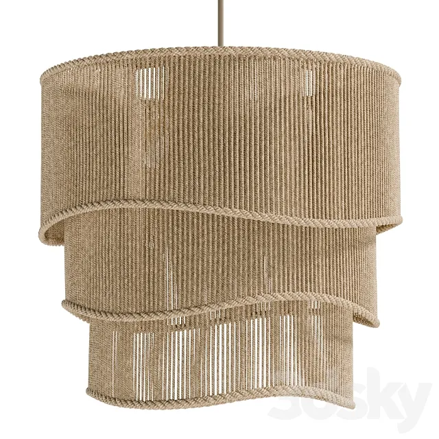 Coastal Living Nimes Chandelier 3D Model