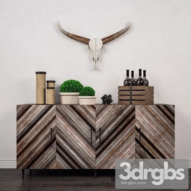 Coaster Sideboard 3D Model Download