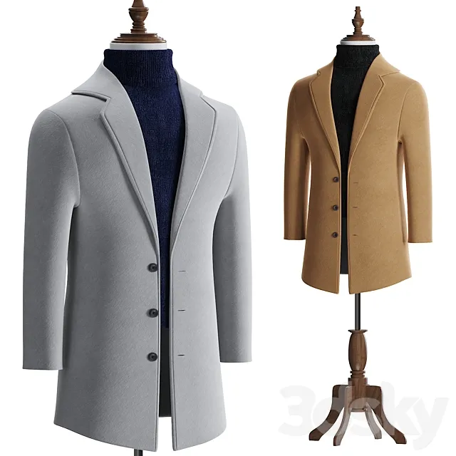 coat for men 3DModel coat for men 3DModel