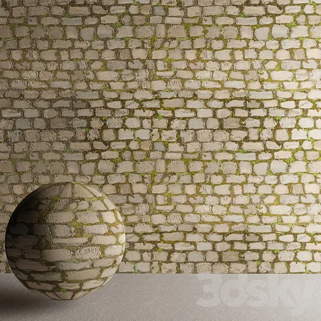 Cobblestone floor 3DModel