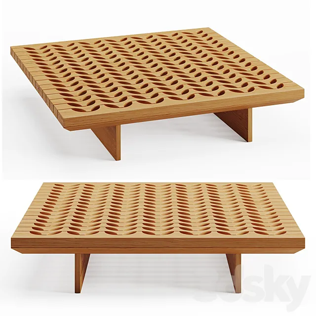 Cobogo Copacabana Coffee table 3D Model