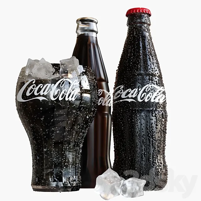 COCA COLA AND ICE 3DModel