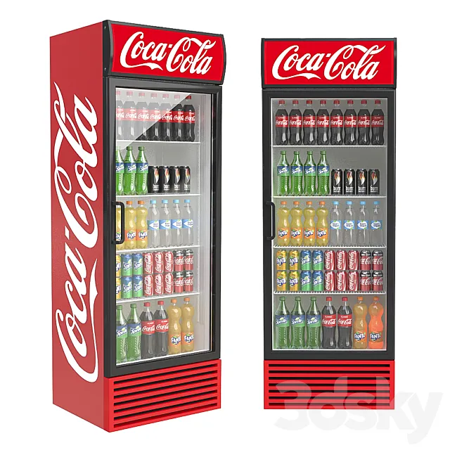 Coca-cola fridge 3DModel