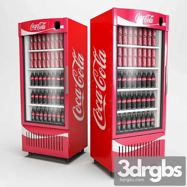 Coca Cola Undercounter Drinks Cooler 3D Model Download