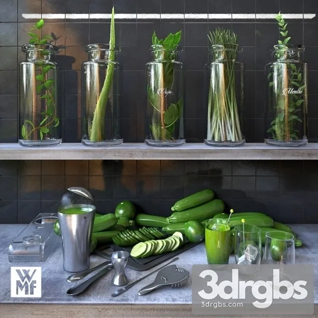 Cocktail Set WMF Loft Designer 3D Model Download