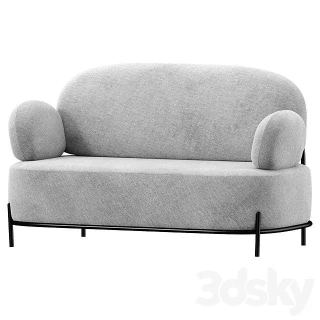 Coco 2 seater sofa 3D Model Coco 2 seater sofa 3D Model