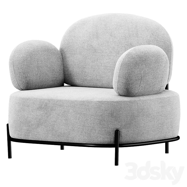 Coco armchair 3D Model Coco armchair 3D Model