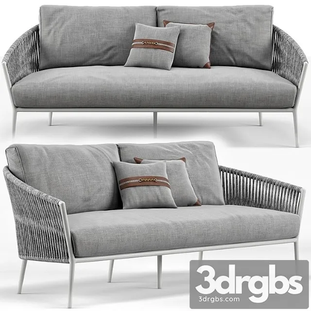 Coco catalina outdoor sofa 2 3D Model Download