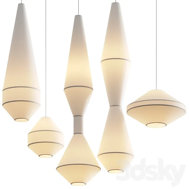 Coco Flip Mayu Pendant Lamps 3D Model